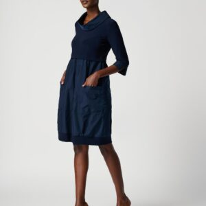 Cocoon Dress | Midnight Blue
