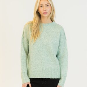 Tanya Crewneck Pullover | Moonlight Jade