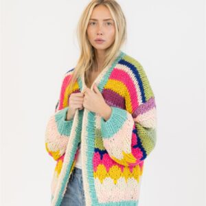 Haven Cardigan | Multi Stripe