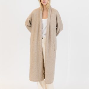 Hugh Collar Coat | Camel