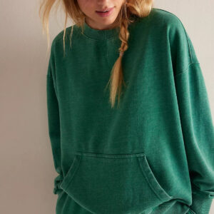 Slow It Down Pullover | Rainforest Moss