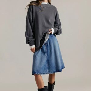 We The Free Palm Springs Pullover | Washed Black