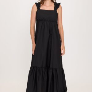 Poplin Cotton Maxi Dress
